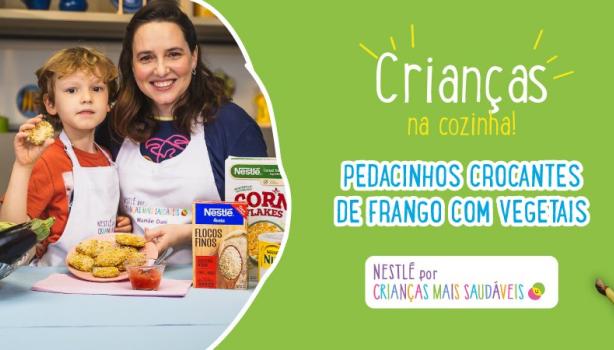 Pedacinhos de Frango Crocante com Vegetais