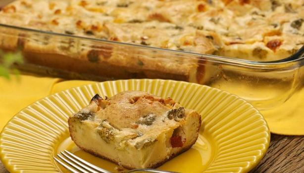 Receitas de Torta de Liquidificador: Torta salgada de legumes