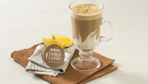 Café Cremoso: Café Au lait de Laranja