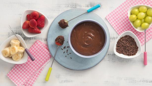 Receitas de fondue: Fondue de Brigadeiro