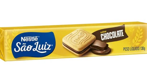 Biscoito São Luiz Recheado Chocolate