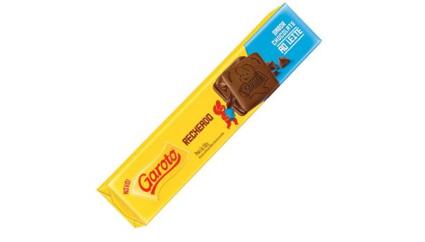 Biscoito Recheado de Chocolate ao Leite
