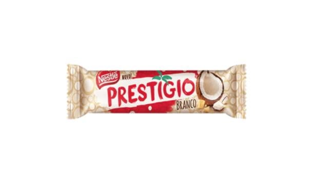 PRESTIGIO Chocolate branco recheado com coco