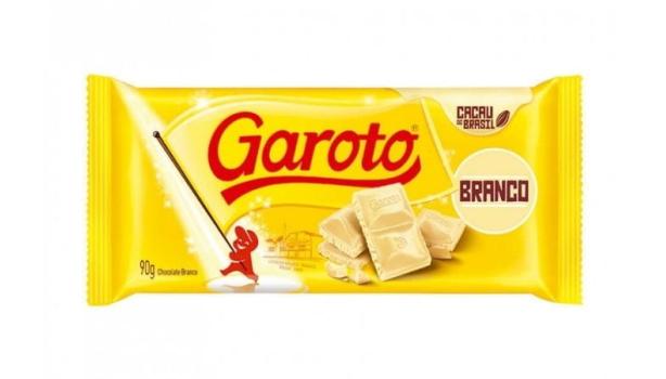 Garoto Tablete Choc Branco 90g