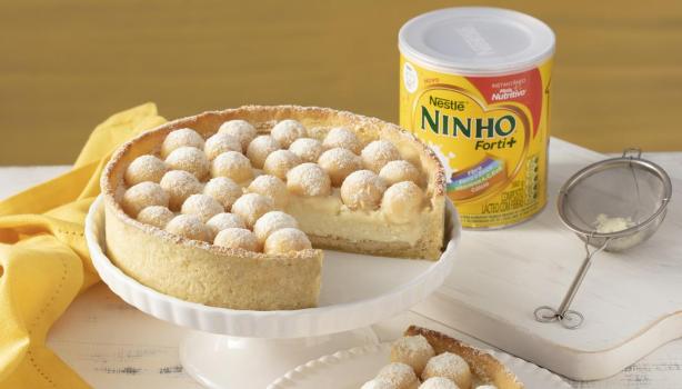 Receitas com leite em pó: Torta Doce de Ninho