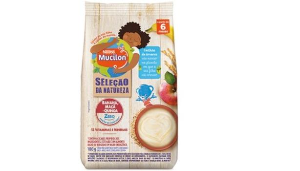 Mucilon® Seleção da Natureza Banana, Maçã e Quinoa