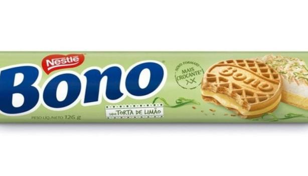 Biscoito Bono Recheado de Torta de Limão