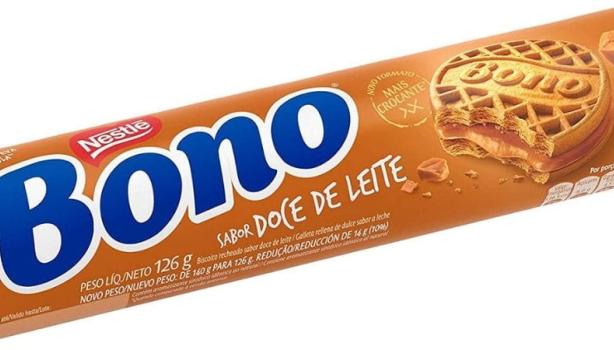 Biscoito Bono Recheado Doce de Leite