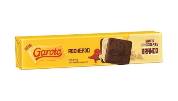 Biscoito Recheado Chocolate Branco Garoto