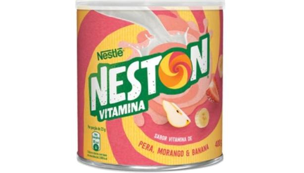 NESTON Vitamina de Morango, Pera e Banana