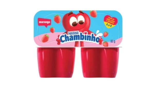 Chambinho Petit Suisse Morango 80g