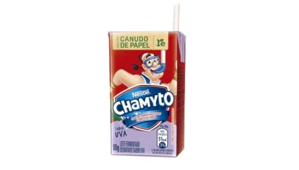 CHAMYTO Leite Fermentado Uva Caixinha 80g