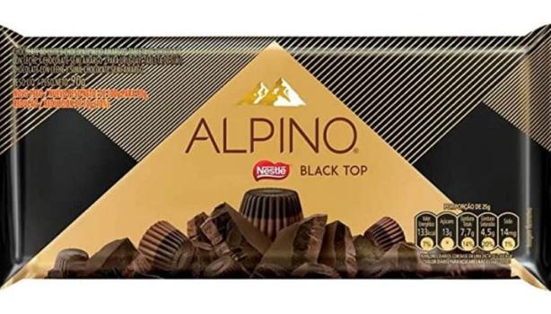 Chocolate Alpino Black Top 90g