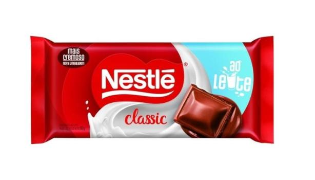 Chocolate Nestlé Classic ao Leite 90g