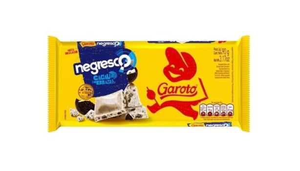 Garoto Tab Choc Branco Bisc 90g