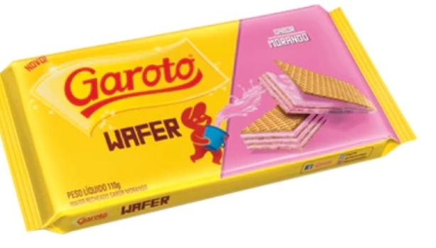 Garoto Wafer Sabor Morango | Nestlé