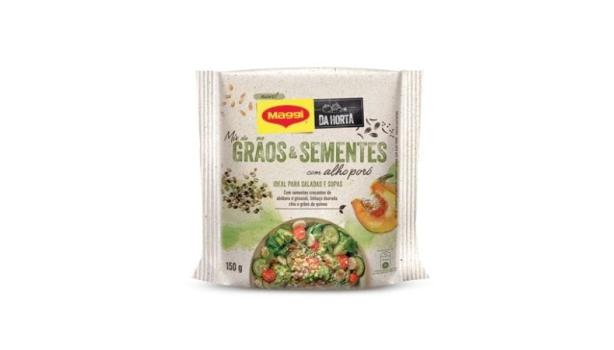 Maggi da Horta Mix de Grãos, Sementes com Alho poró