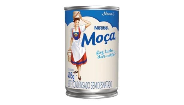 Moça Lata Leite Condensado Semidesnatado