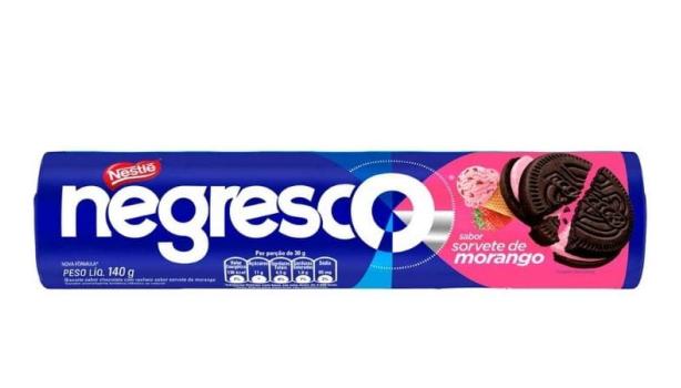 Negresco Biscoito Sorvete de Morango