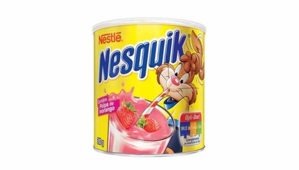 Nesquik em pó sabor Morango