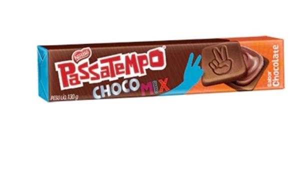 Passatempo Choco Mix Recheado sabor Chocolate