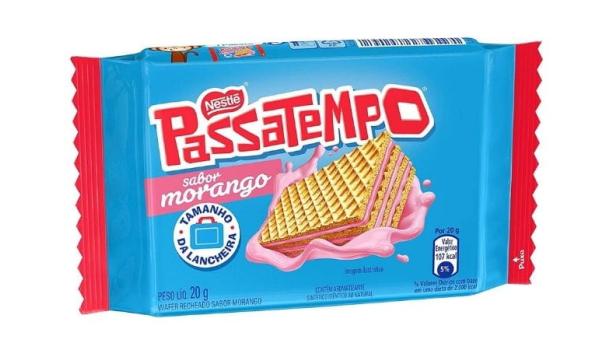 Passatempo Mini Wafer Morango