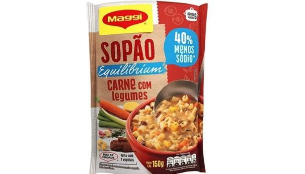 Sopão Maggi Equilibrium Carne com Legumes