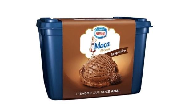 Sorvete Moça Brigadeiro Pote