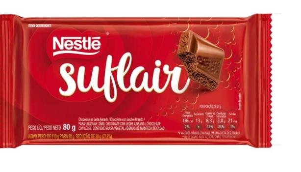 Suflair Chocolate ao Leite 80g