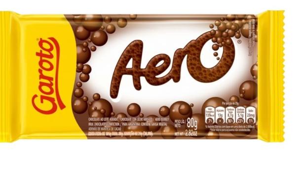 Garoto Aero TabChoc ao Leite 80g