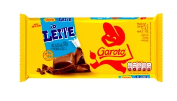 Garoto Tablete Choc ao Leite 90g