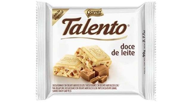 Chocolate TALENTO chocolate branco com doce de leite 90g