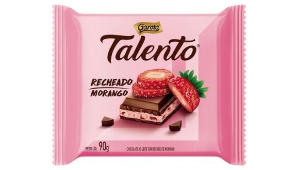 Talento Tab Rech Morango 90g