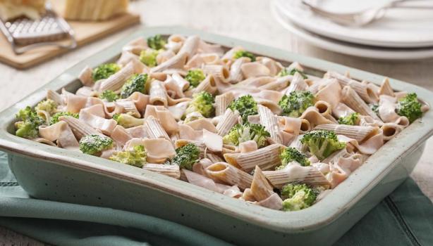 Receitas com Brócolis: Penne Integral com Brócolis ao Creme