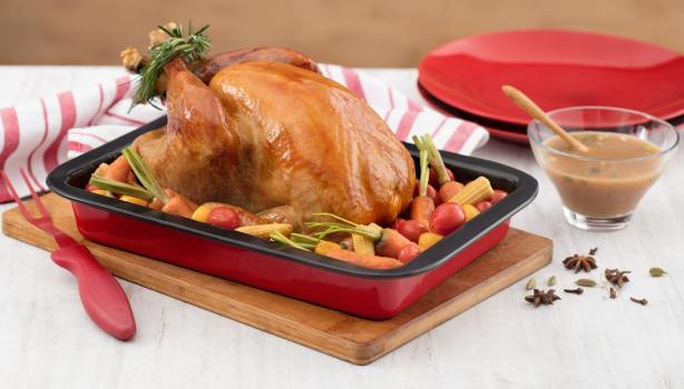 Comidas de Natal: Peru com Mel e Especiarias