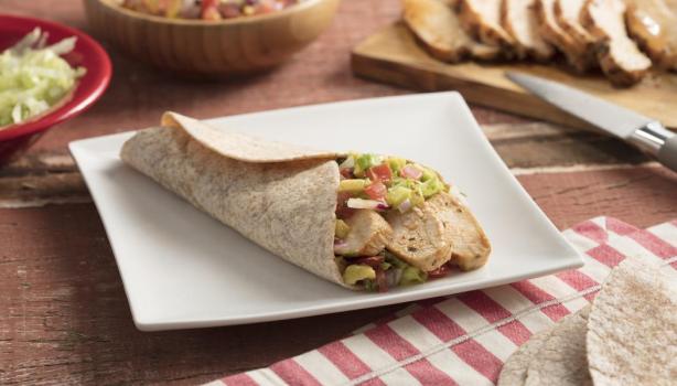 Receitas de Wrap: Wrap de Filé de Frango com Guacamole