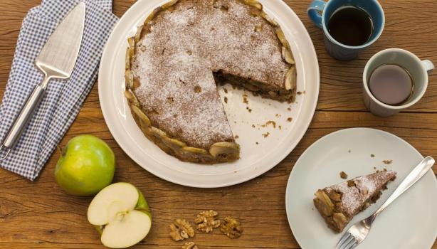 Lanche da tarde fit: bolo de nozes