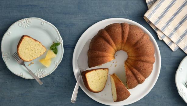 Bolo de Abacaxi com Hortelã