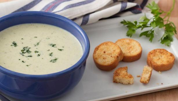 Sopa Cremosa de Couve-flor e Brócolis