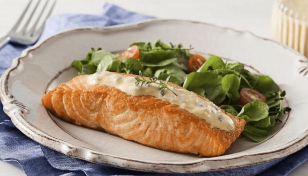 Salmão ao Molho de Maracujá