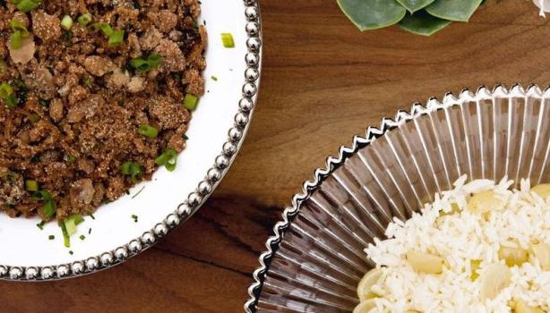 Arroz com Uvas Verdes e Champanhe