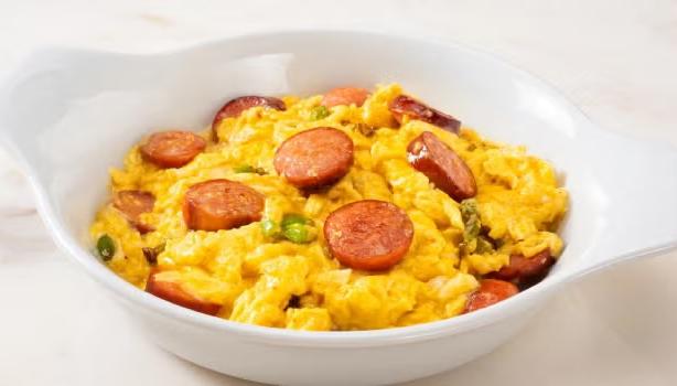 Receita de Ovo Mexido com Calabresa