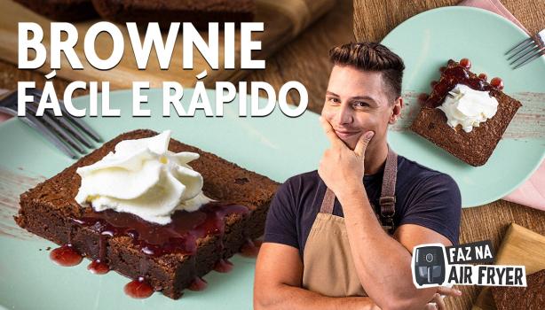 Se você ama chocolate, essa receita de Brownie na Air Fryer é perfeita para a sua Páscoa! Feito com o irresistível Chocolate 