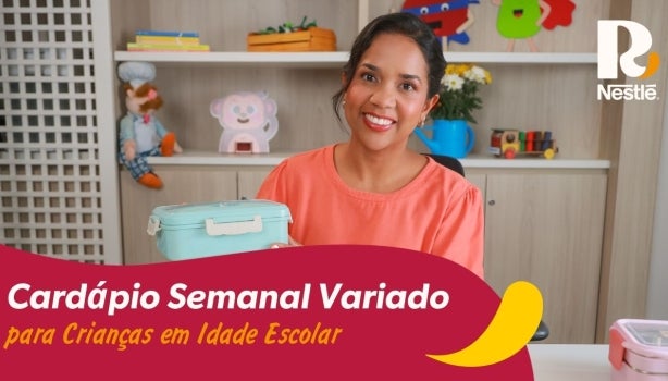 Fotografia da nutricionista e logos de marca.