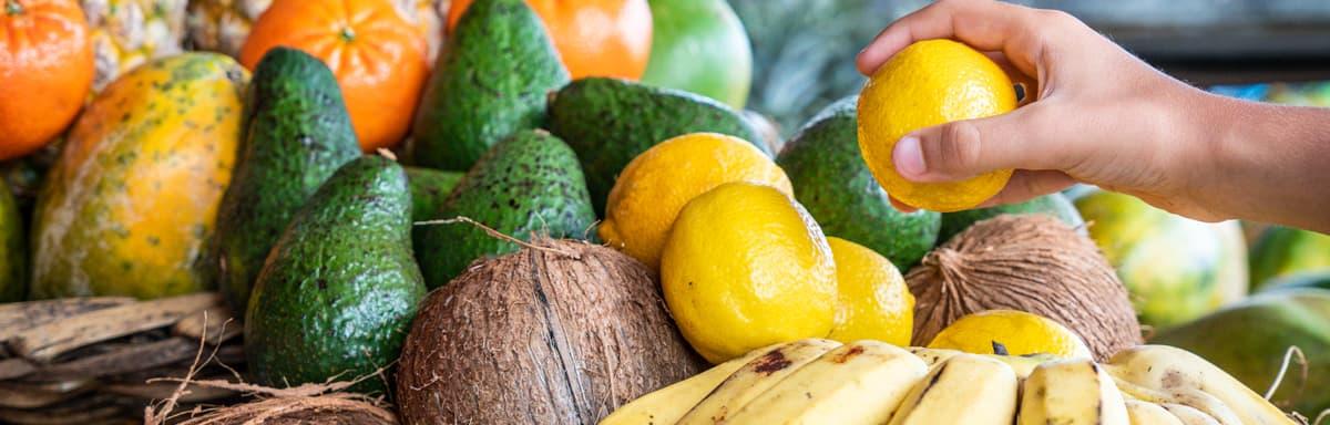 Frutas e Verduras de Dezembro: Banana, coco, abacate e muito mais