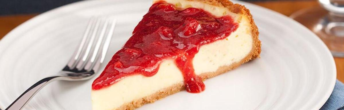 Cheesecake com frutas vermelhas