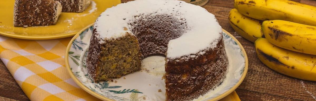 Bolo de banana: 44 receitas para fazer para toda família