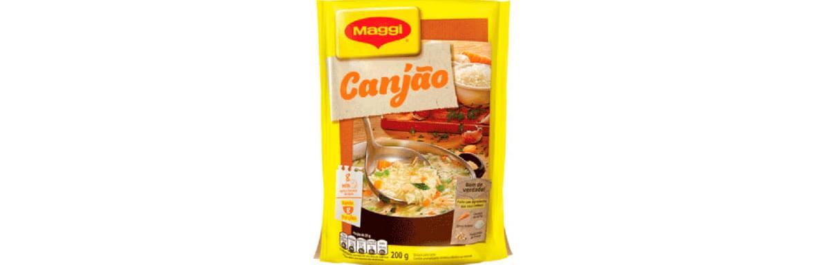 Maggi Canjão: Canja de Galinha Encorpada com Arroz e Legumes