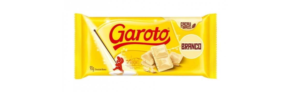 Garoto Tablete Choc Branco 90g