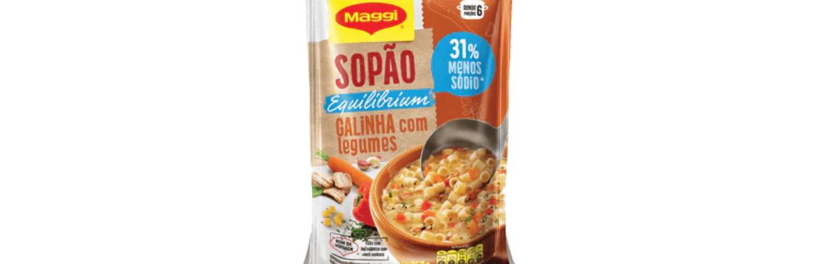 Sopão Maggi Equilibrium Galinha com Legumes